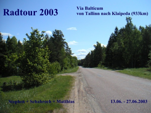 via Balticum - typical view of the quiet roads in the Baltics by Matthias Peuker